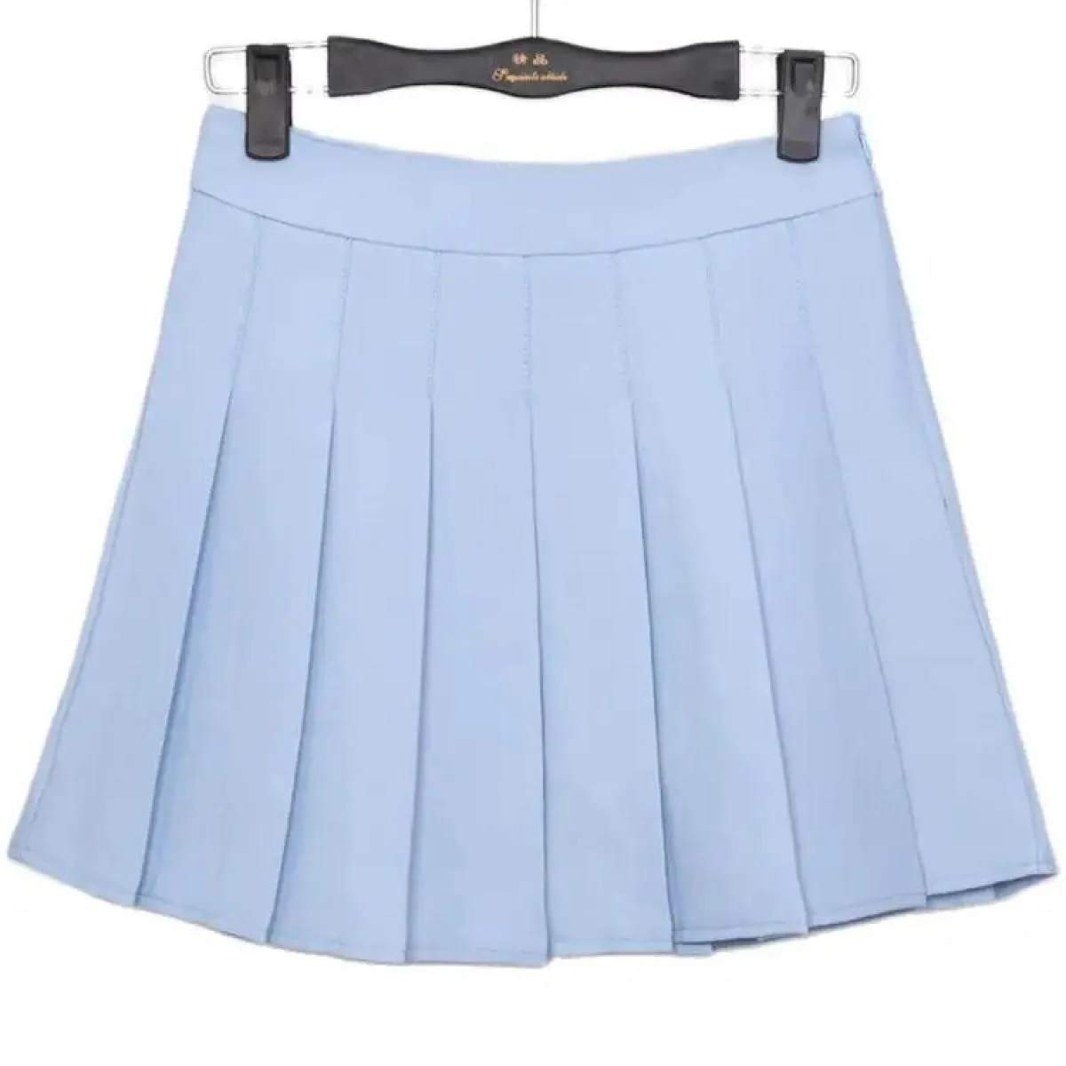 2023 nuova primavera gonne a pieghe a vita alta gonne di jeans Harajuku uniforme scolastica gonna da marinaio solida A Line