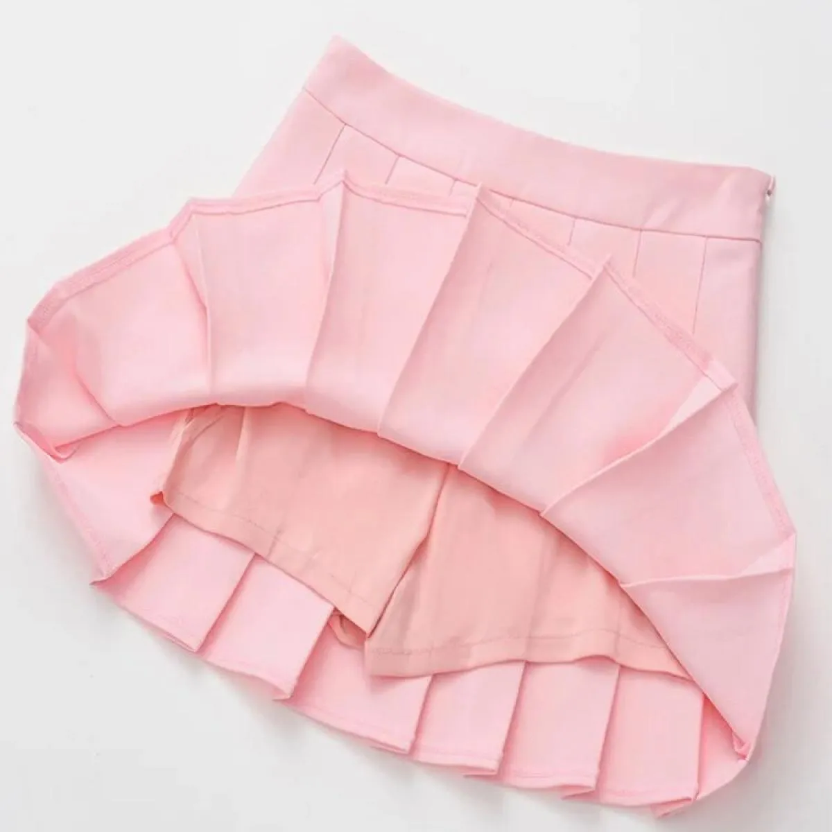 2023 nuova primavera gonne a pieghe a vita alta gonne di jeans Harajuku uniforme scolastica gonna da marinaio solida A Line