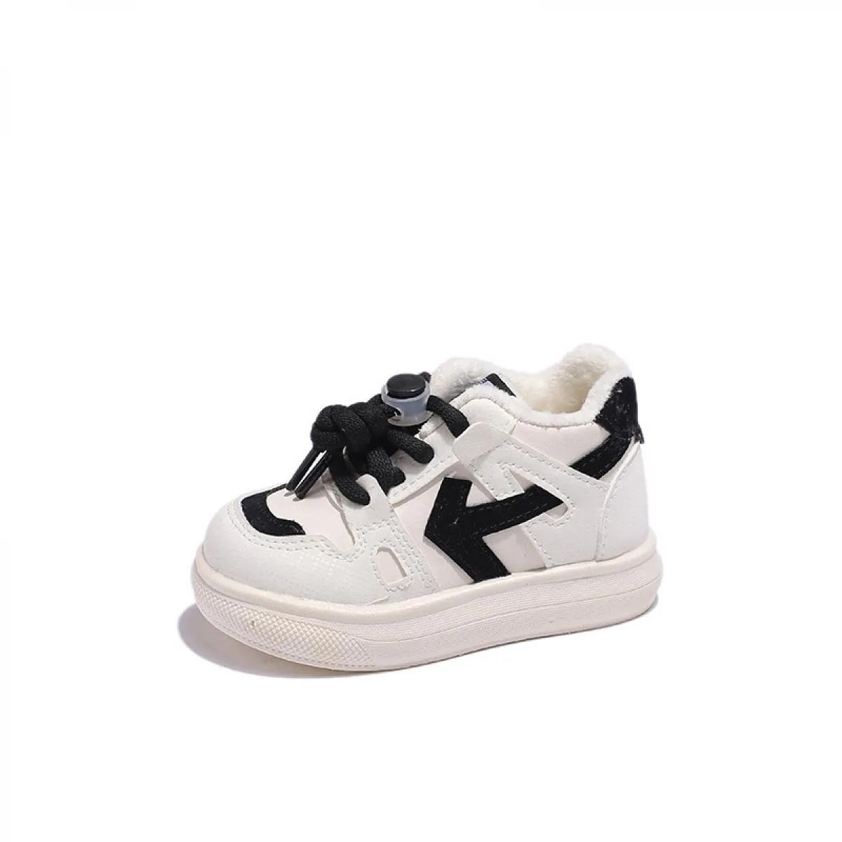 2023 Scarpe da ginnastica per bambini foderate in pelliccia Scarpe da tennis antiscivolo Scarpe per bambini per ragazze Ragazzi