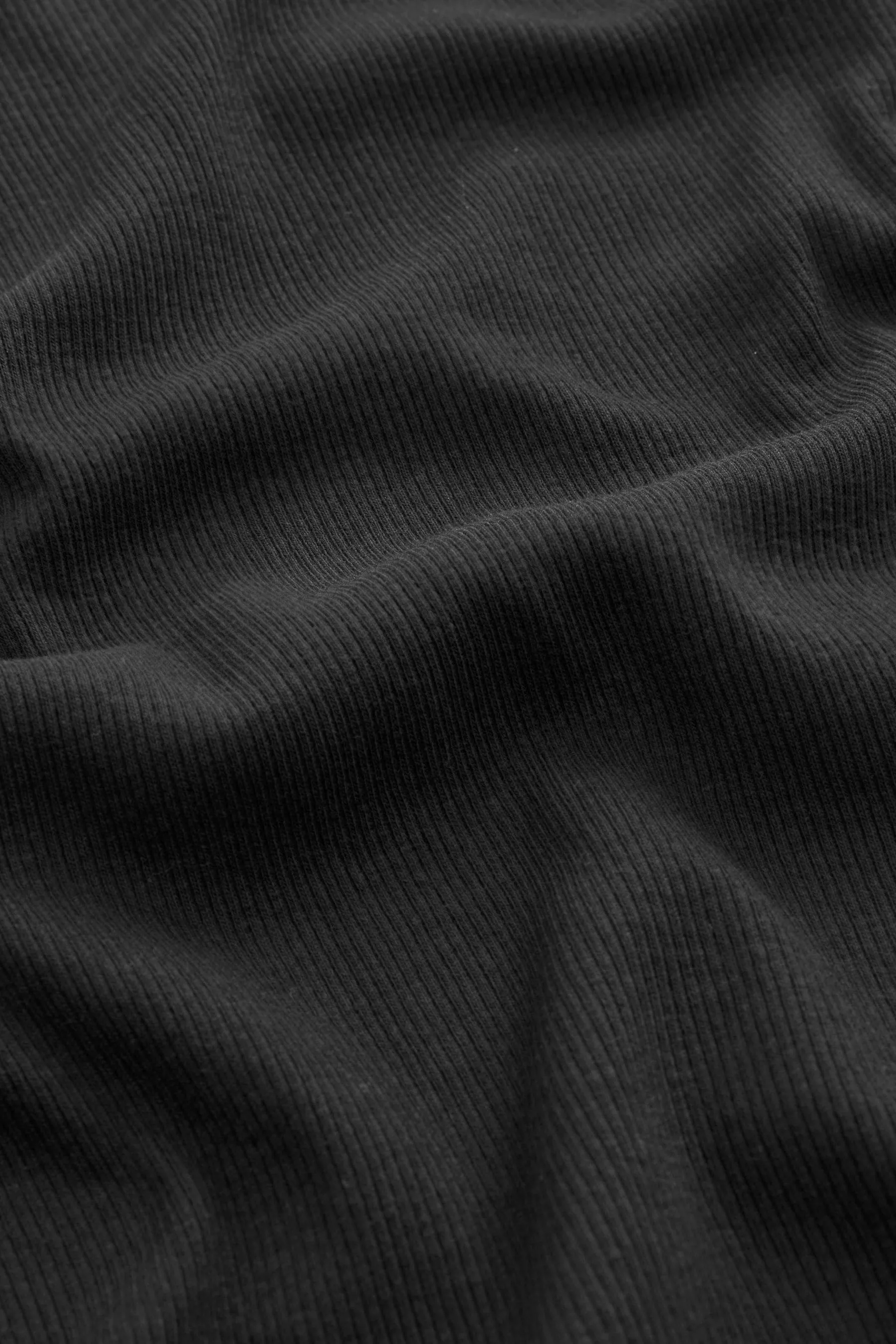 Abito maxi a colonna a T-shirt a coste con spacco