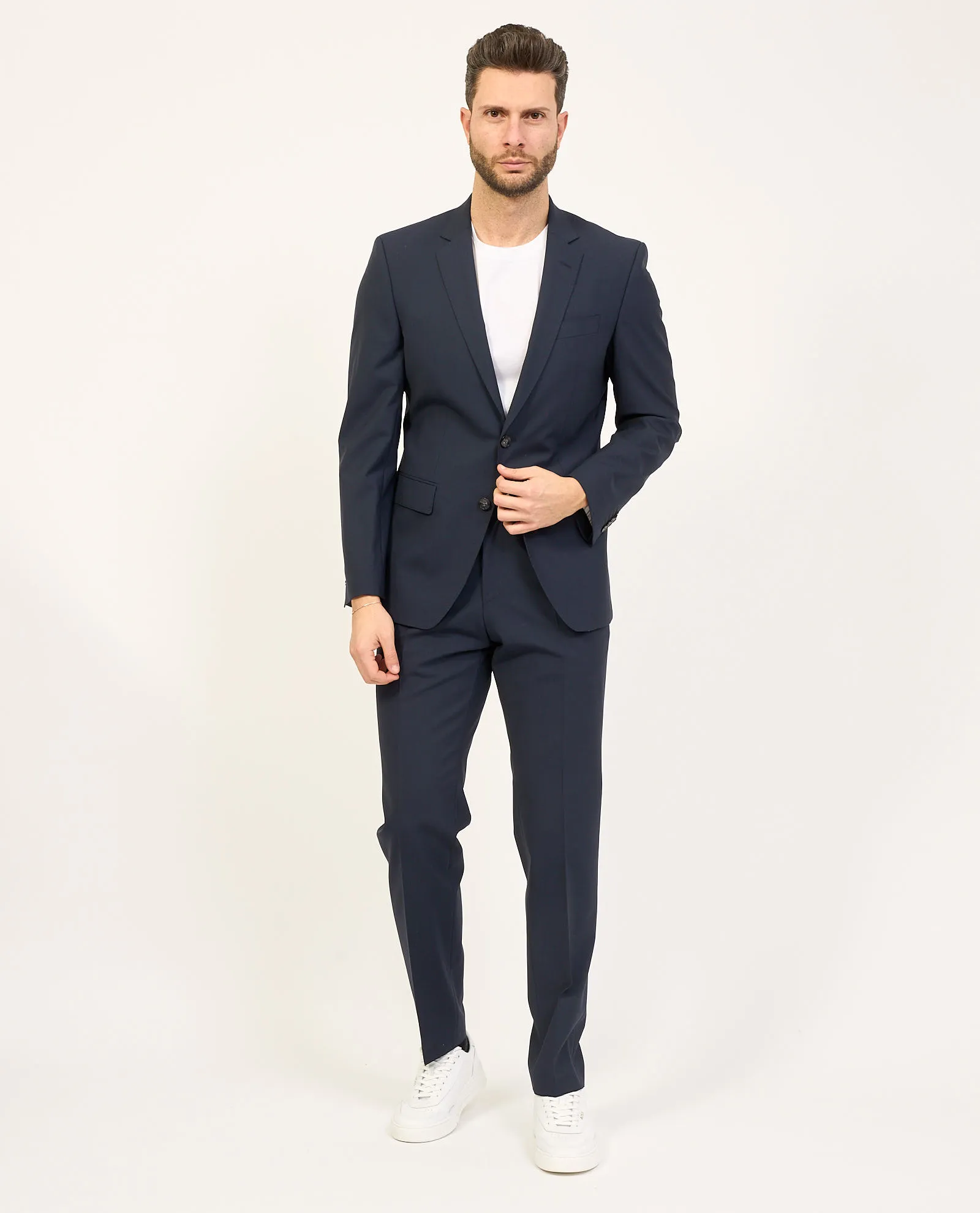 Abito uomo Boss slim fit in tessuto elasticizzato