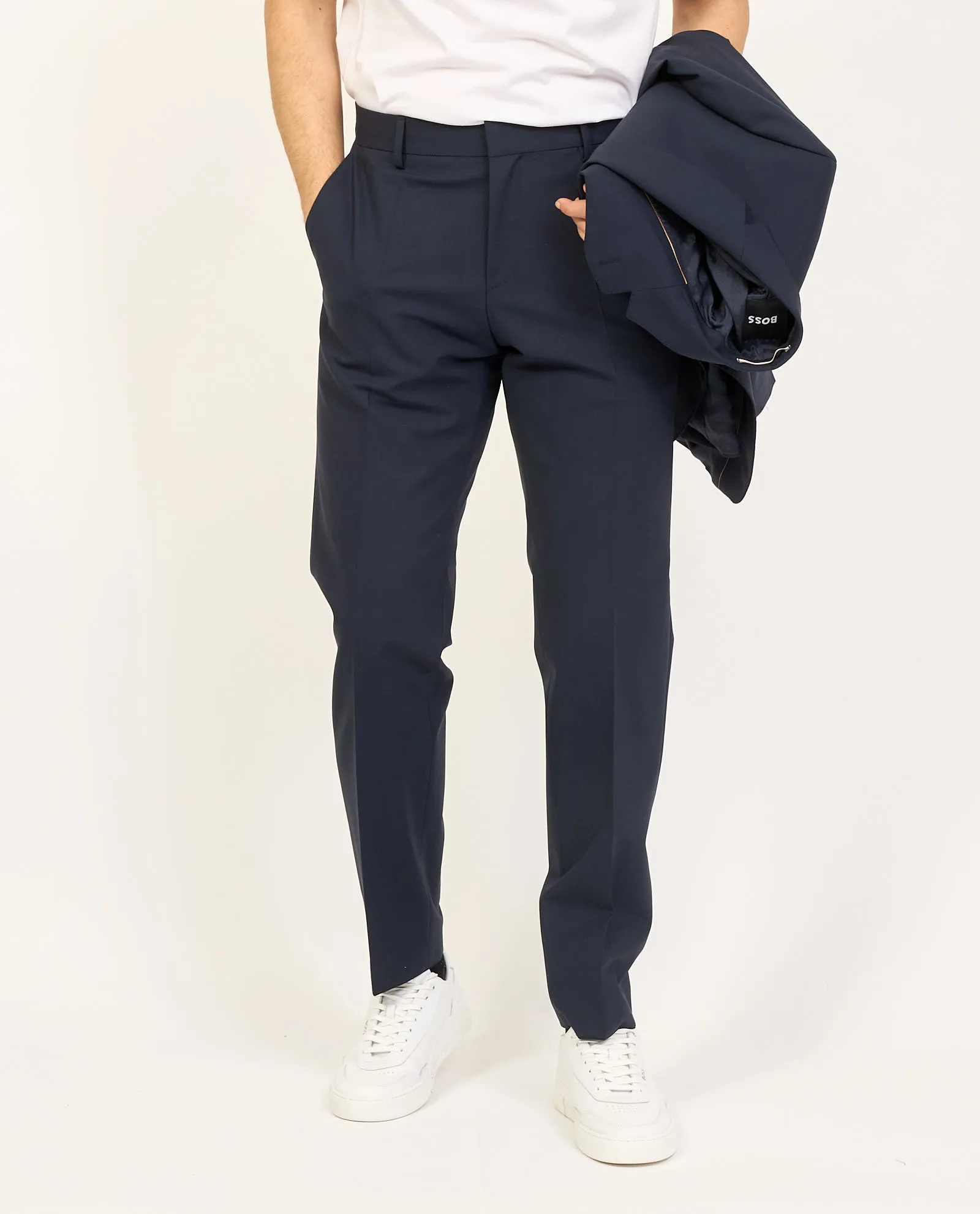 Abito uomo Boss slim fit in tessuto elasticizzato