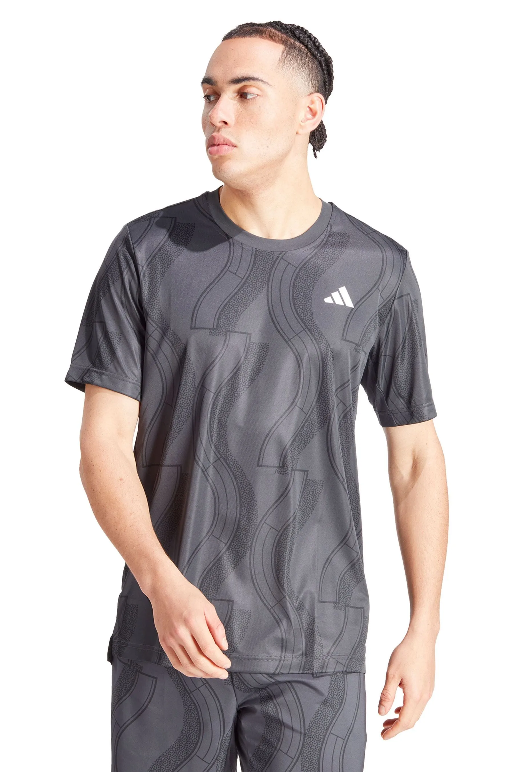 adidas Club - T-shirt con stampa di tennis