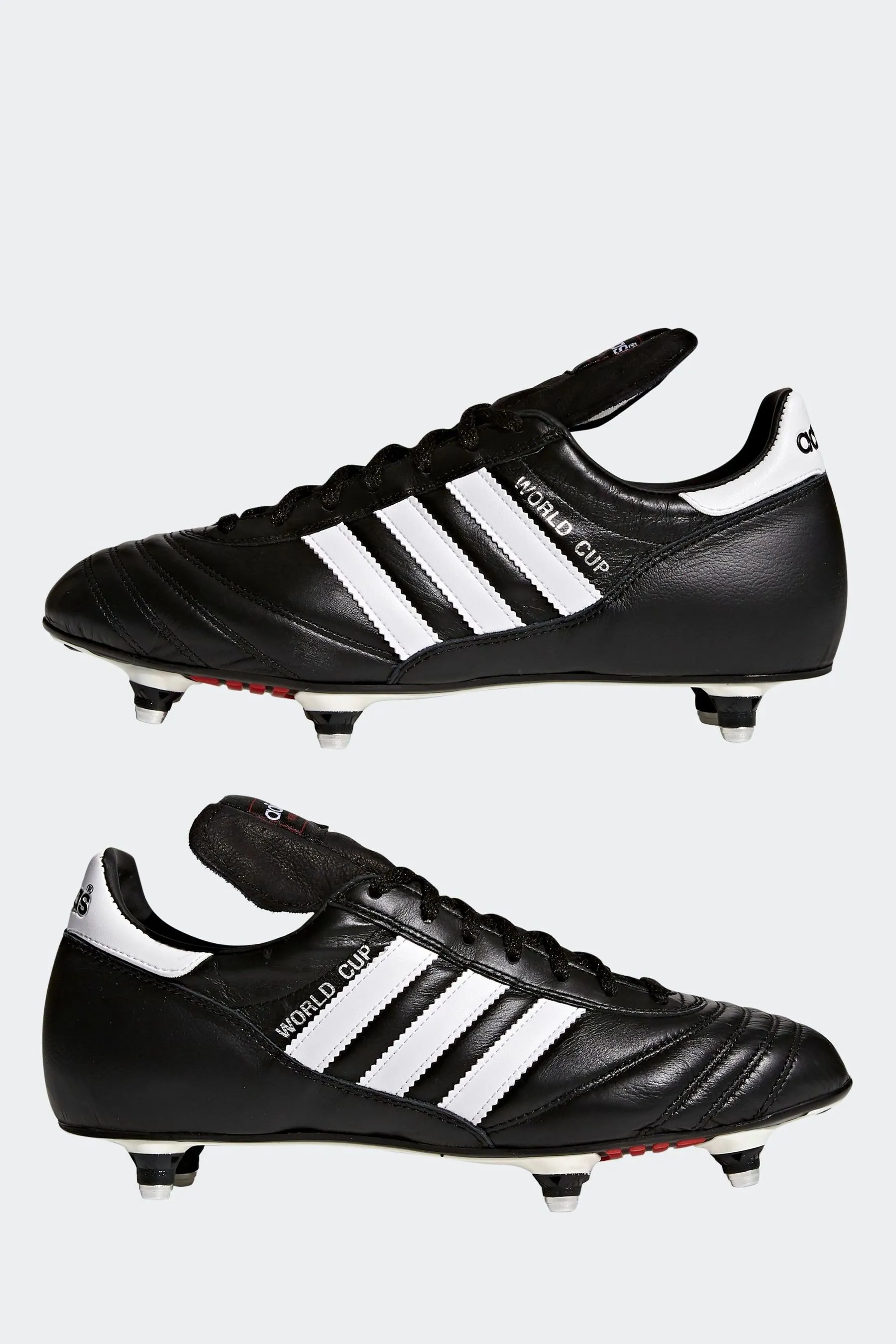 adidas /Nero Bianco/pallone da calcio - Classic World Cup - Stivali per terreni duri per adulti