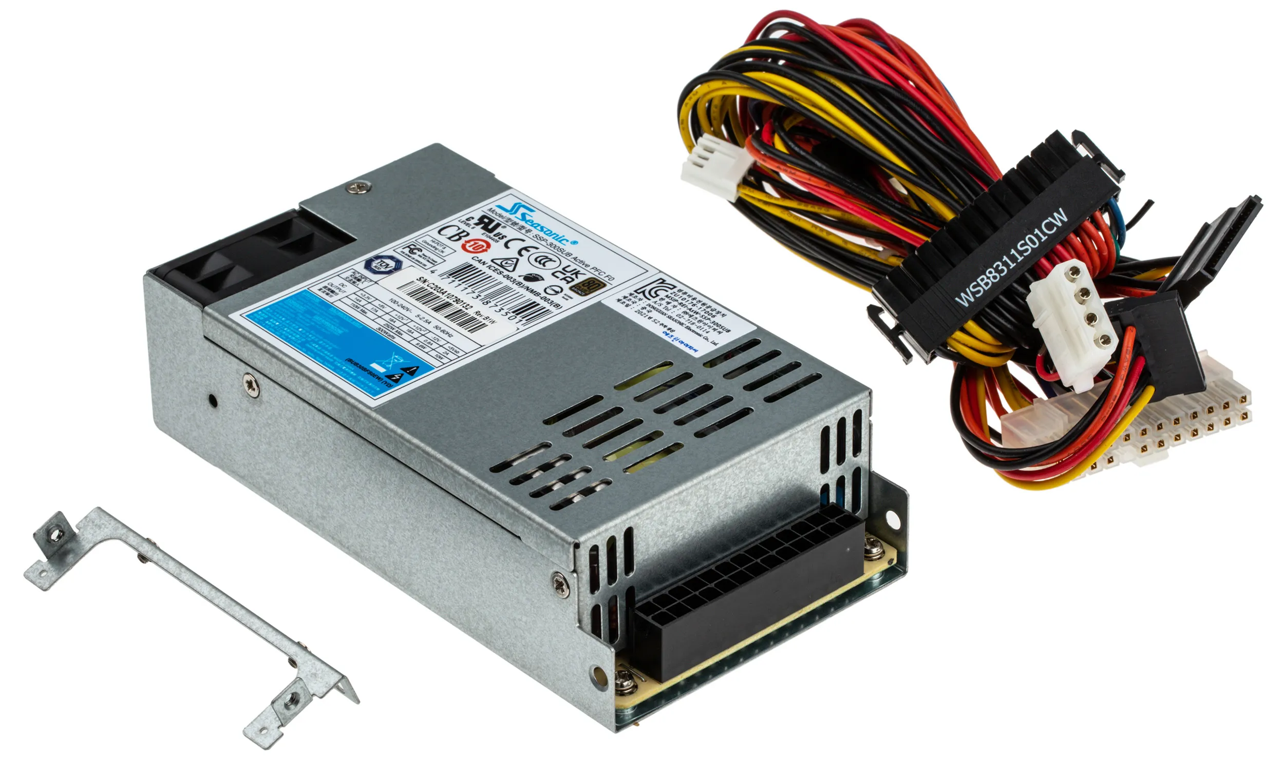 Alimentatore PC Seasonic SSP-300SUB, 300W, ingresso 100 → 240V ca, uscita -12 V dc, 3.3 V dc, 5 V dc, 12 V dc, 6