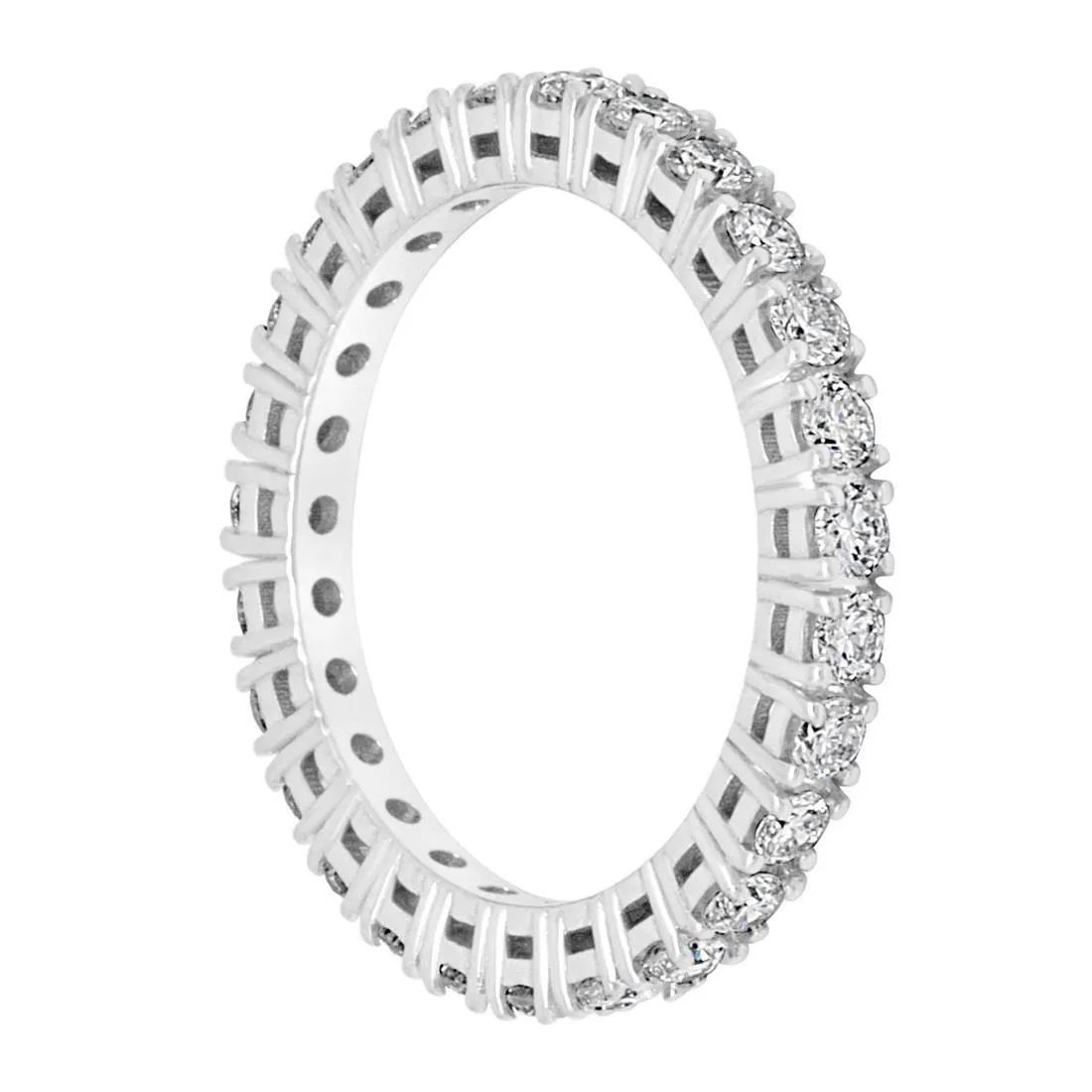 Anello eternity con diamanti