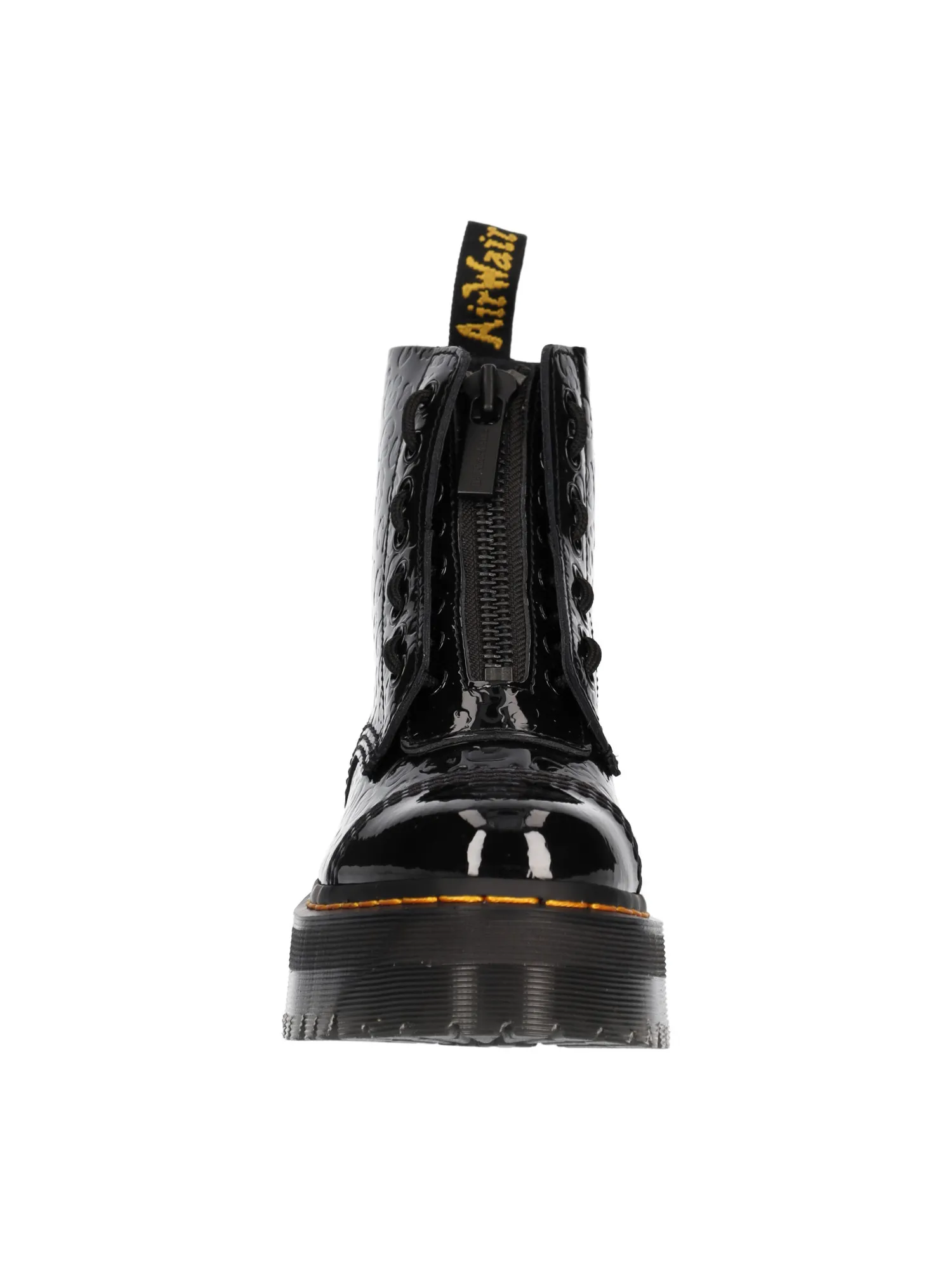 Anfibio platform Dr Martens Sinclair patent lamper da donna nero