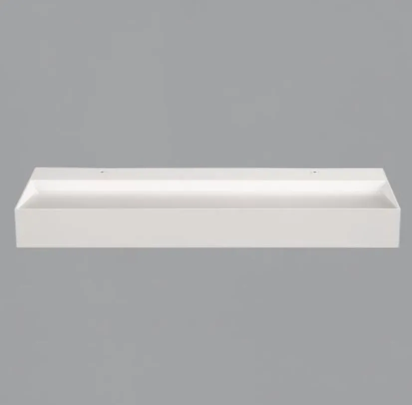 Applique Rettangolo Bianco Monoemissione Led Decorativo Brick L20,5cm ACB