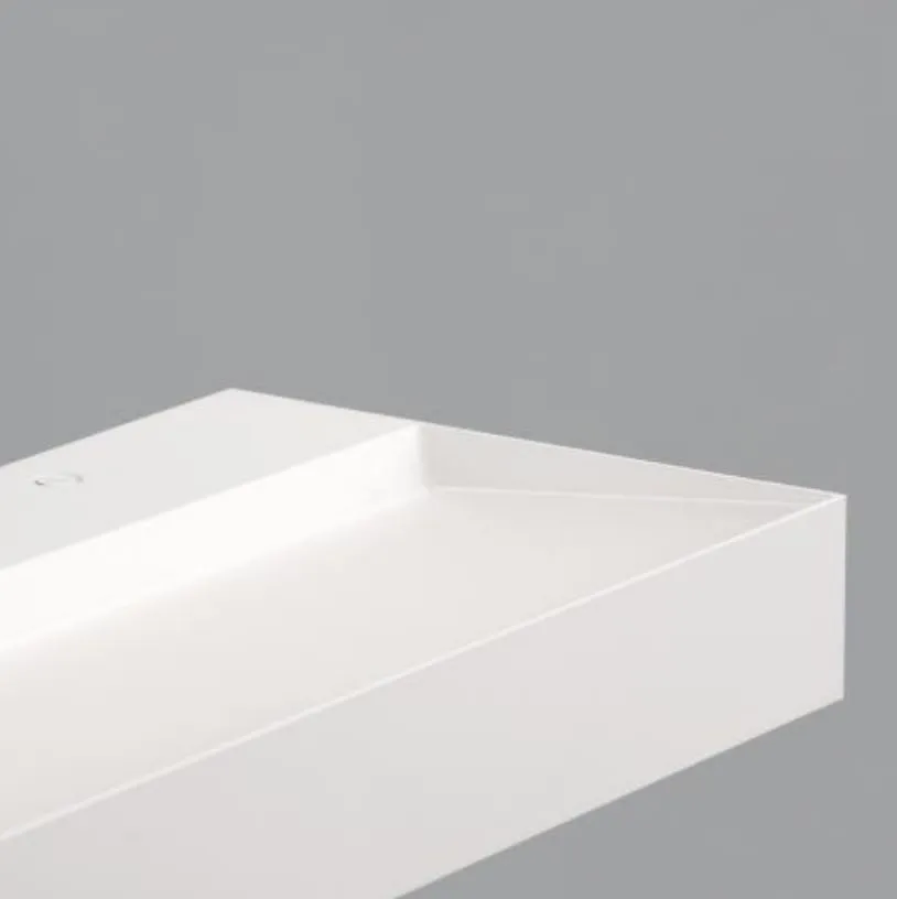 Applique Rettangolo Bianco Monoemissione Led Decorativo Brick L20,5cm ACB
