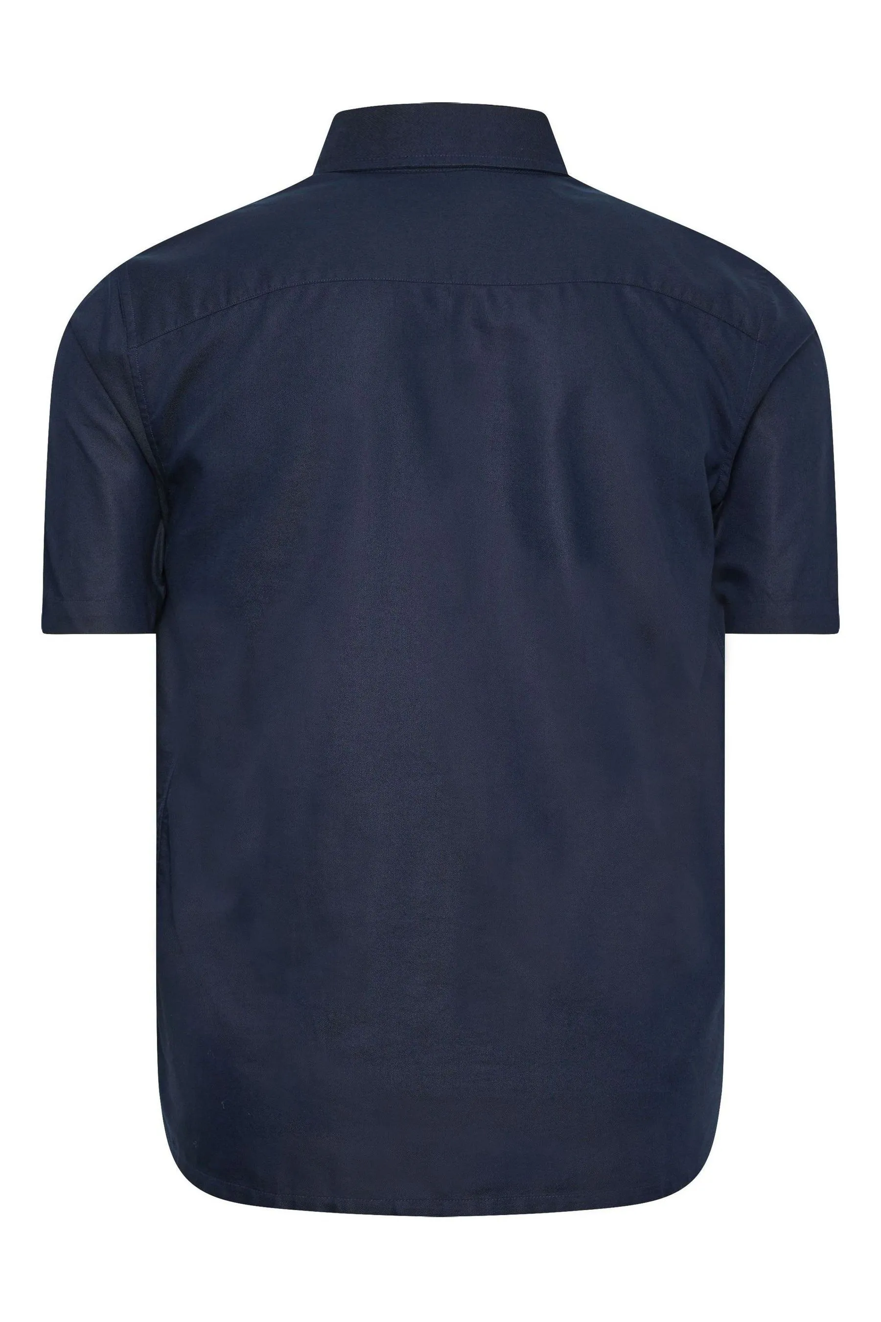 BadRhino Big & Tall - Camicia in Manica corta Oxford cotone pregiato