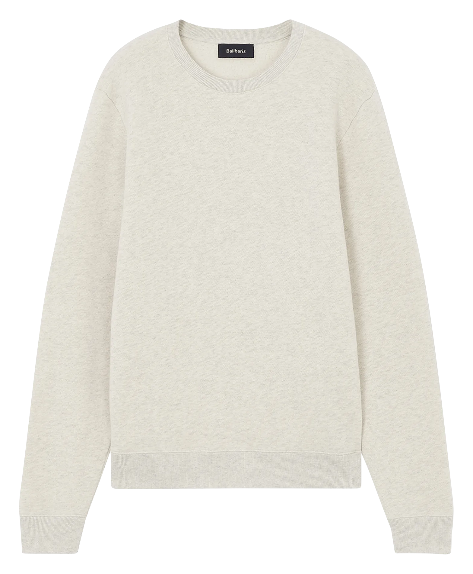  BALIBARIS   Felpa scollo tondo regular fit in cotone | Beige