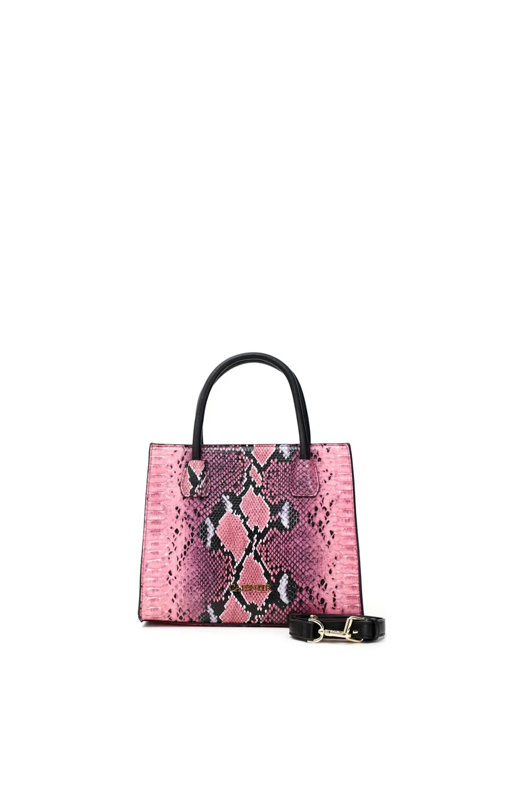 BAULETTO STAMPA PITONE FLUO