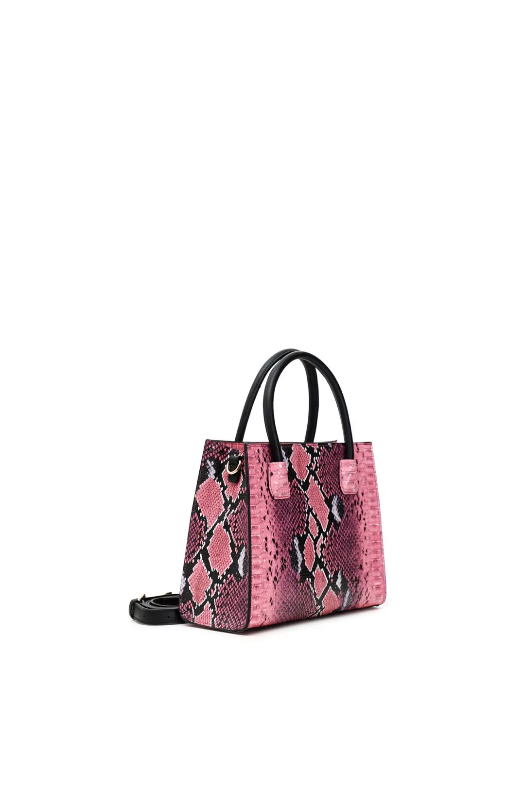 BAULETTO STAMPA PITONE FLUO