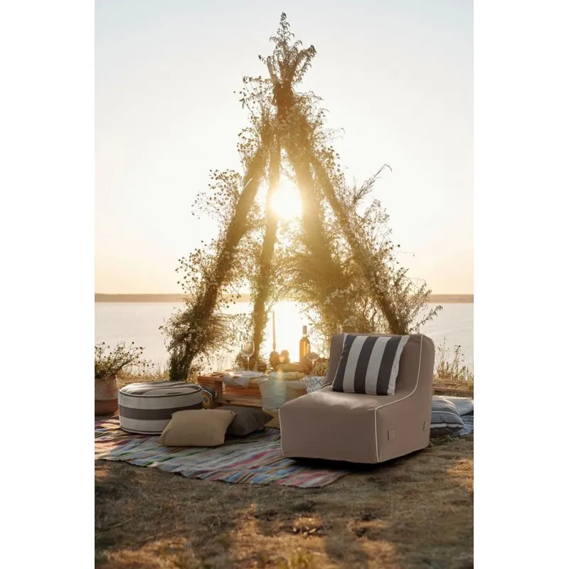 Bizzotto outdoor Cuscino rihanna grigio scuro 43x43