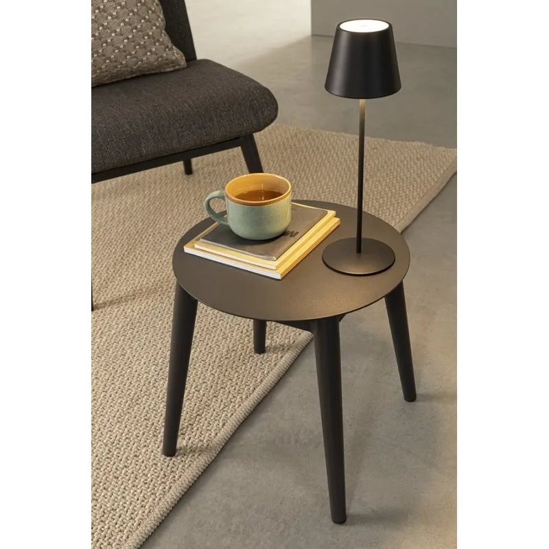 Bizzotto outdoor Lampada da tavolo led Etna nero h38