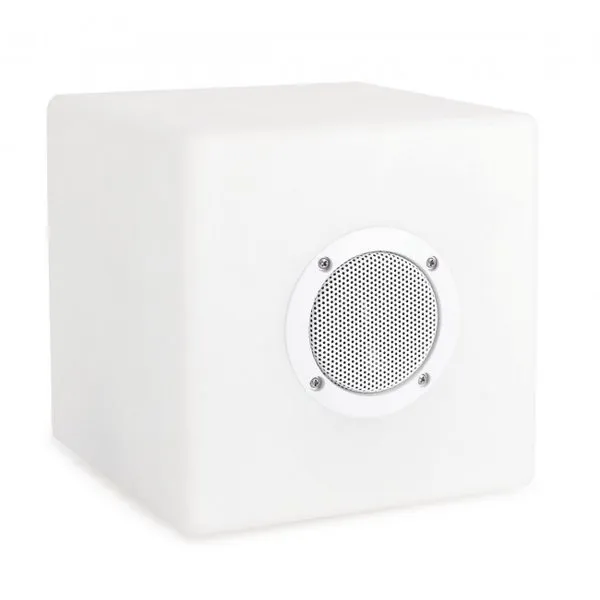 Bizzotto outdoor Lampada led cubo speaker PE 20x20