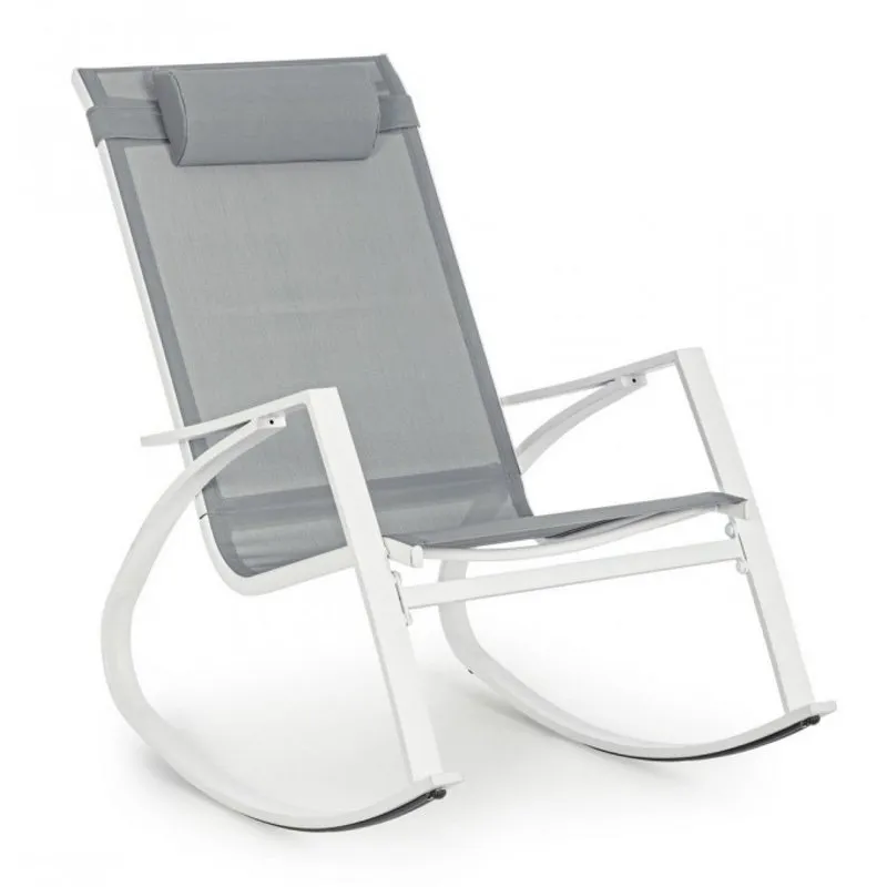 Bizzotto outdoor Poltrona dondolo c-p demid bianco ja16