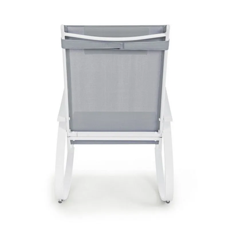 Bizzotto outdoor Poltrona dondolo c-p demid bianco ja16