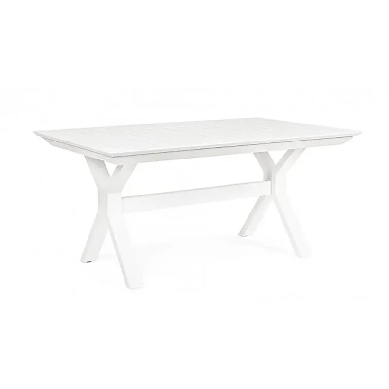 Bizzotto outdoor Tavolo allungabile Kenyon 180-240x100 bianco cx21