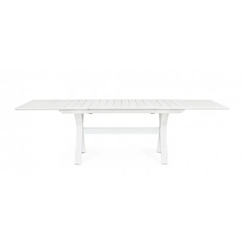 Bizzotto outdoor Tavolo allungabile Kenyon 180-240x100 bianco cx21