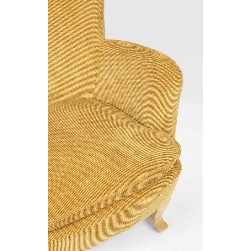 Bizzotto Poltrona Chenille ocra