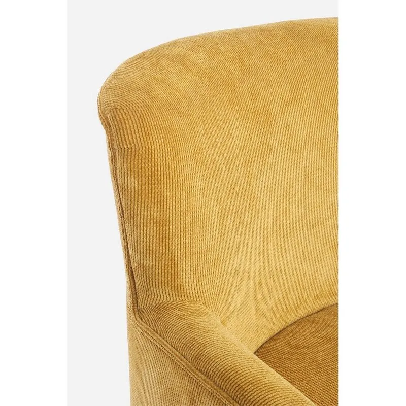 Bizzotto Poltrona Chenille ocra