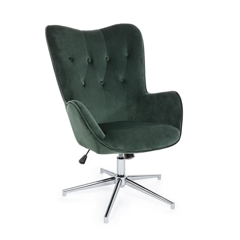 Bizzotto Poltrona Farida velluto verde