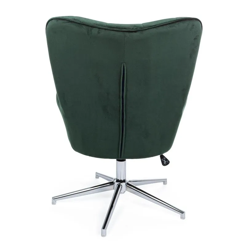 Bizzotto Poltrona Farida velluto verde