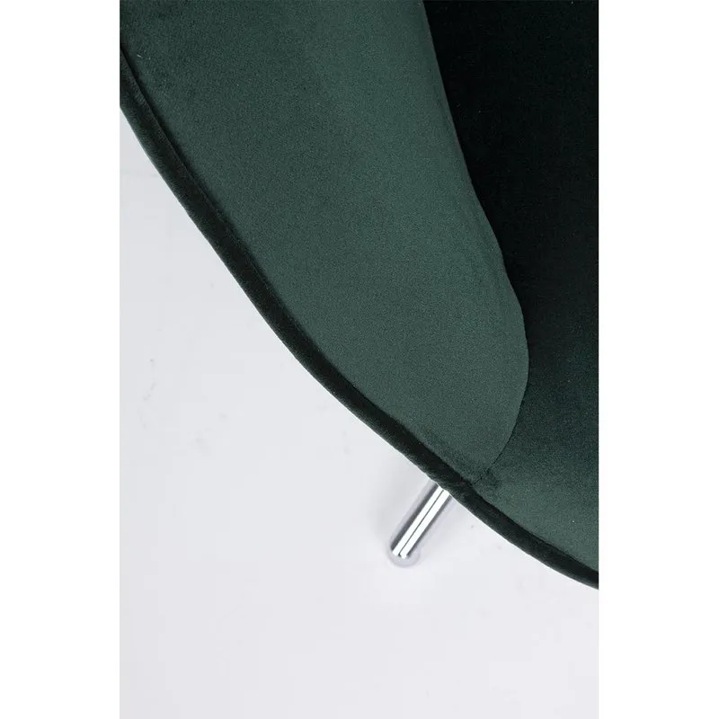 Bizzotto Poltrona Farida velluto verde