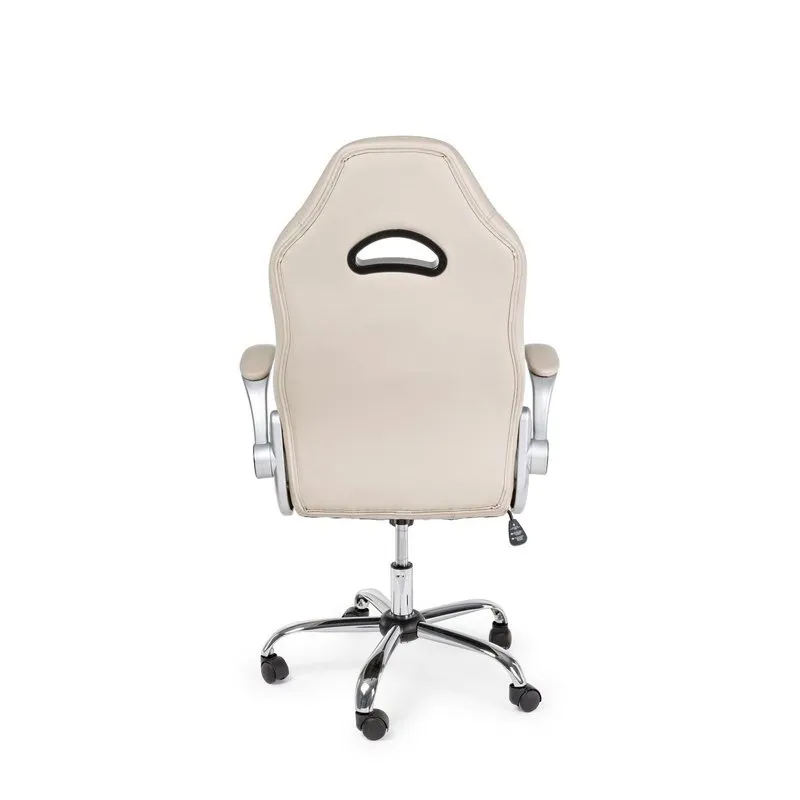 Bizzotto Poltrona ufficio con braccioli Boneville beige