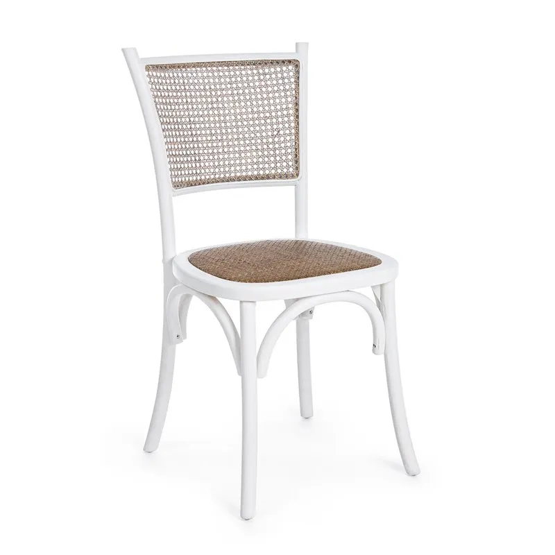 Bizzotto Sedia Carrel bianco