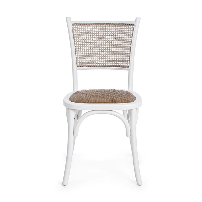 Bizzotto Sedia Carrel bianco