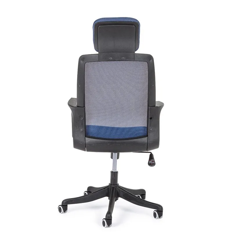 Bizzotto Sedia ufficio con bracciolo Laurent blu