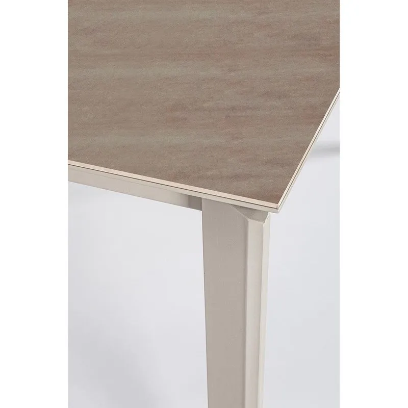 Bizzotto Tavolo allungabile Briva grigio-tortora 140-200x90
