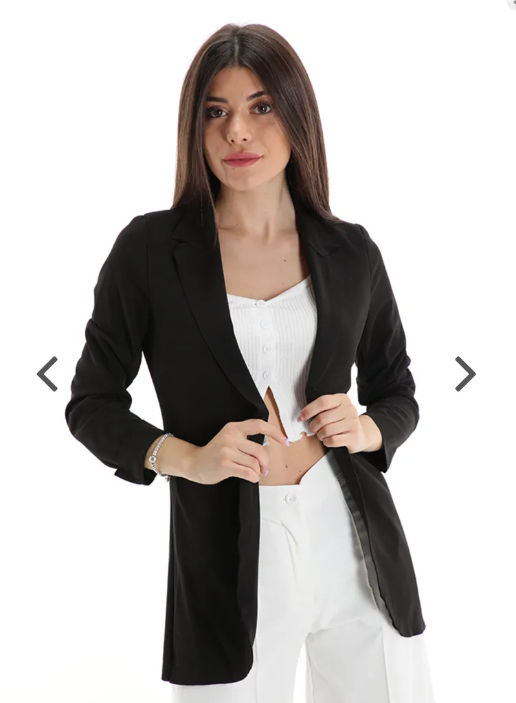 blazer nero donna