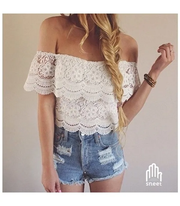 Blusa pizzo Brinni - Dream Shop