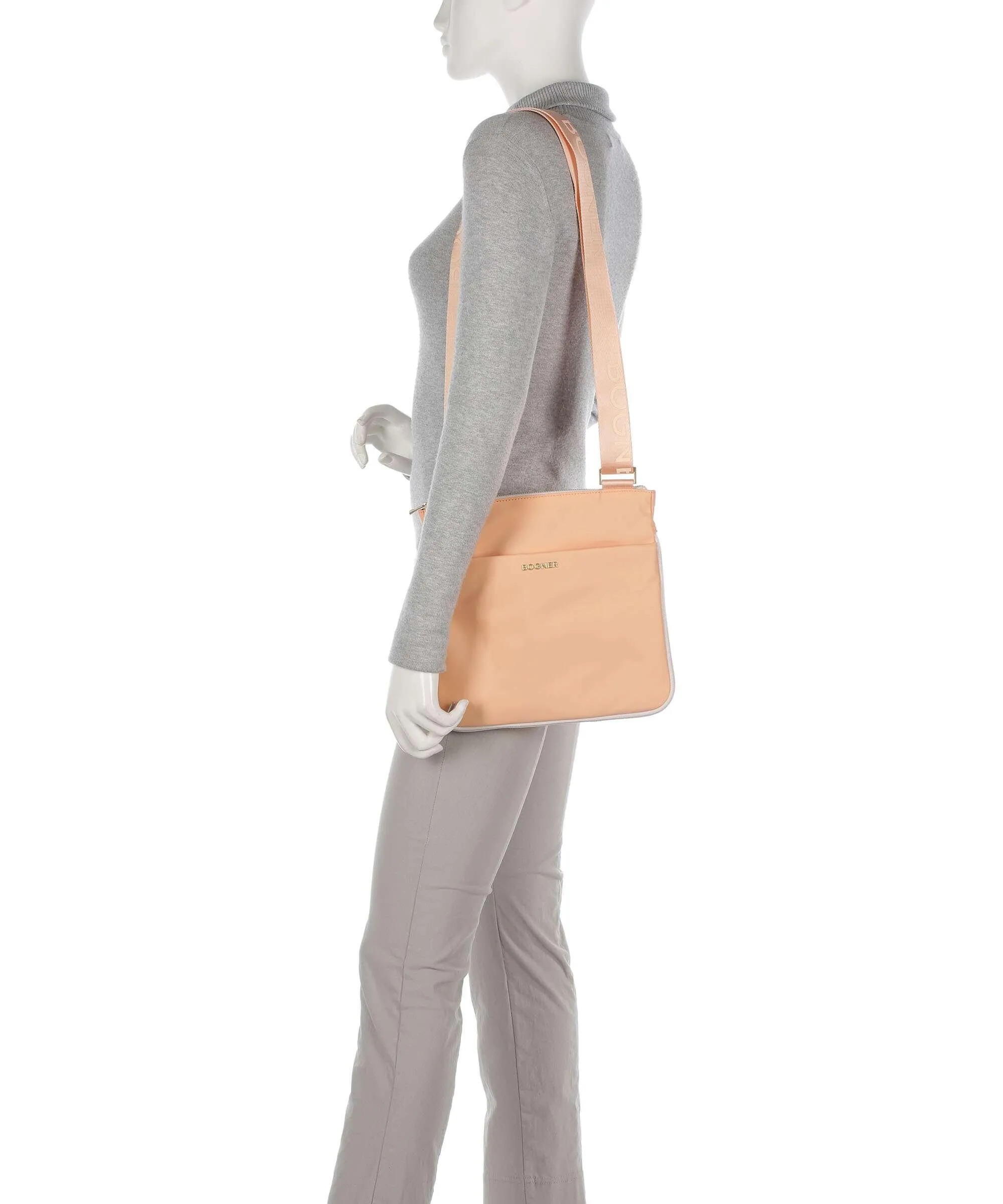  Bogner Klosters Neve Serena Borsa a spalla nylon albicocca  