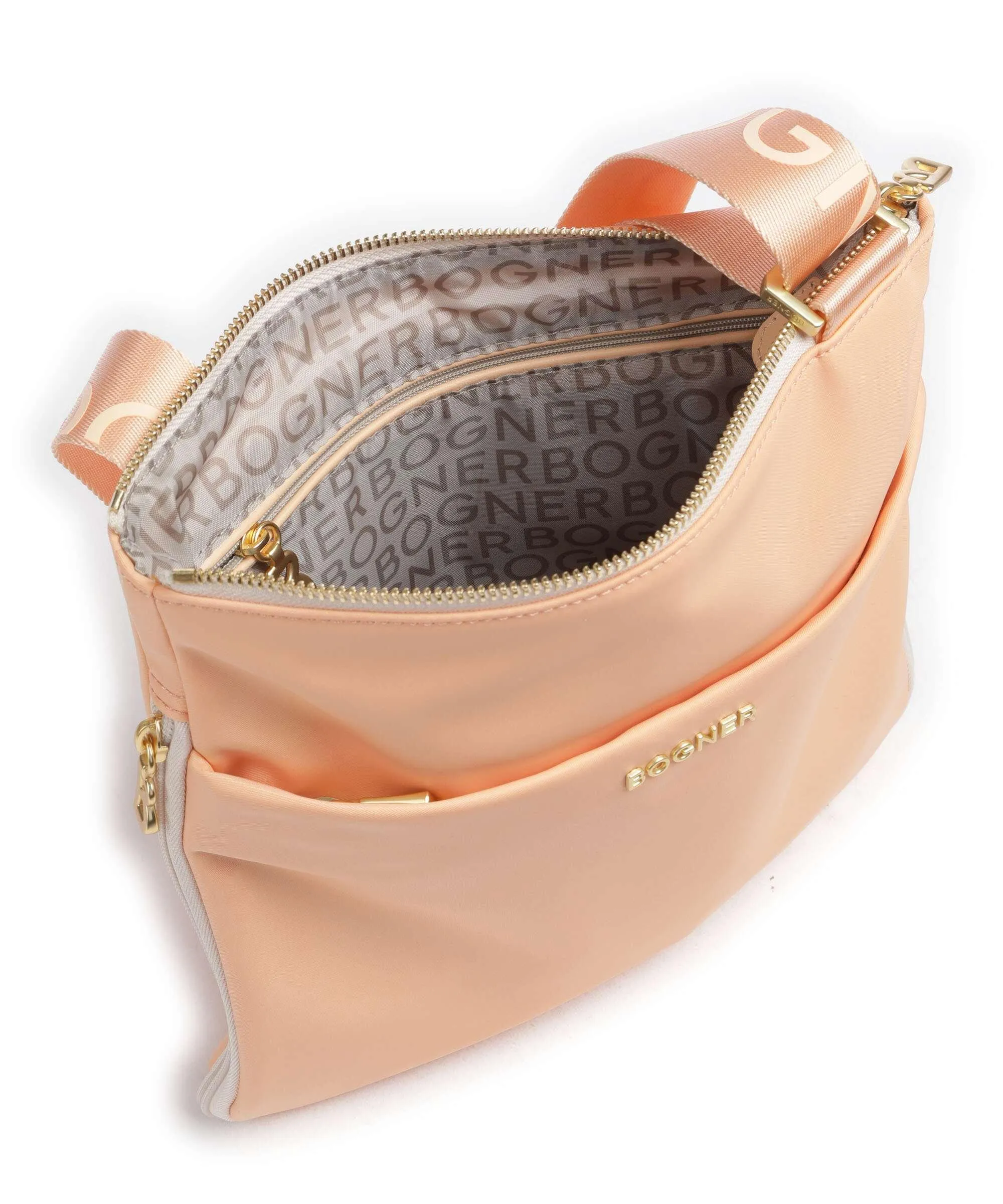  Bogner Klosters Neve Serena Borsa a spalla nylon albicocca  