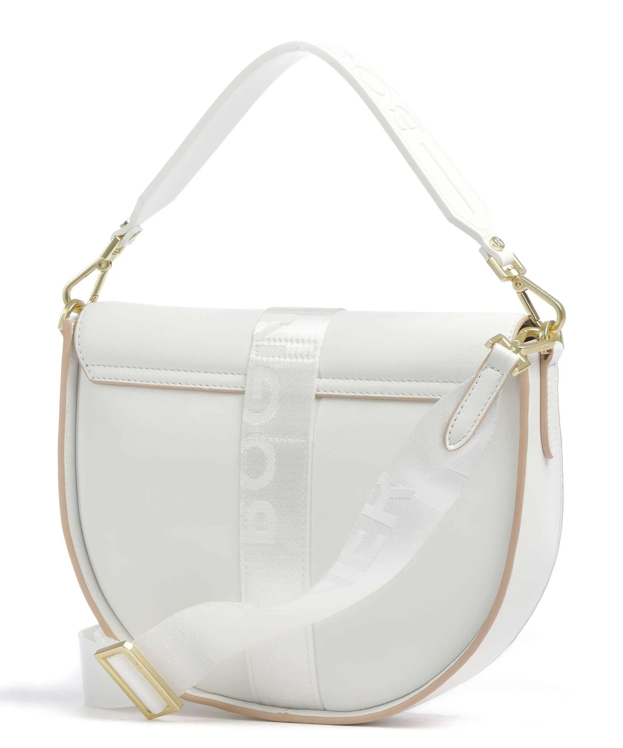  Bogner Zuoz Cassy Borsa a spalla pelle di vacchetta finemente grana bianco  