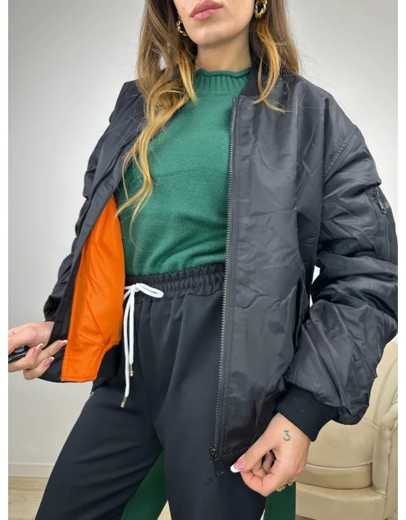 BOMBER COLLEGE SIMPLY NERO