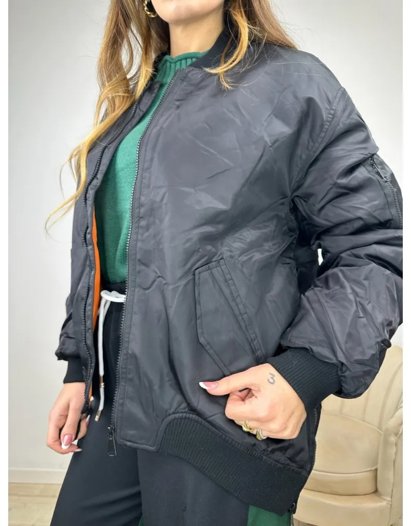 BOMBER COLLEGE SIMPLY NERO