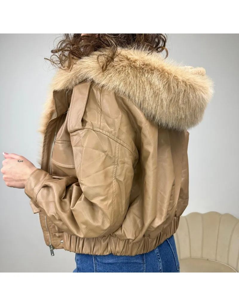 BOMBER IN ECOPELLE ED ECOPELLICCIA
