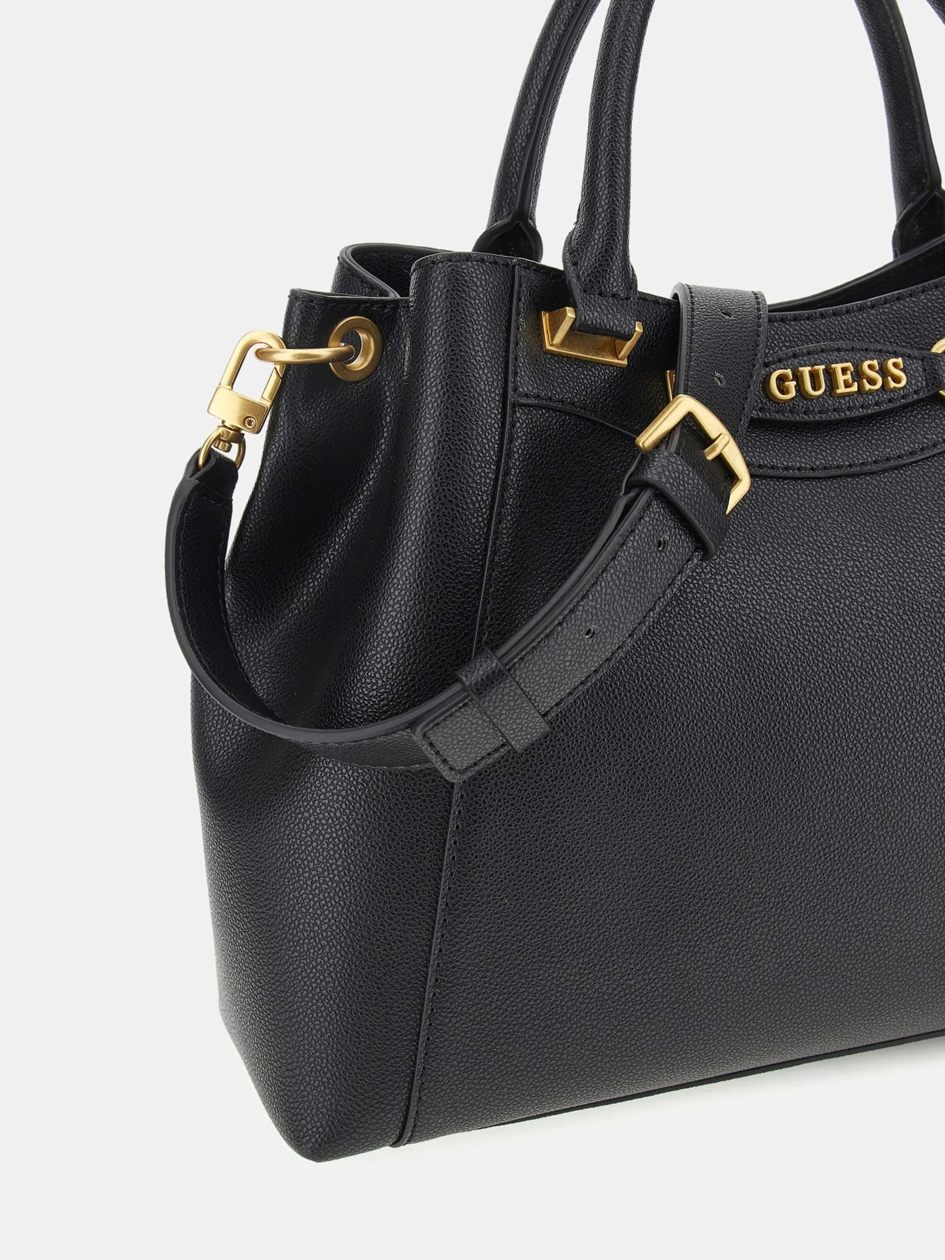 Borsa a mano emera charm logo guess