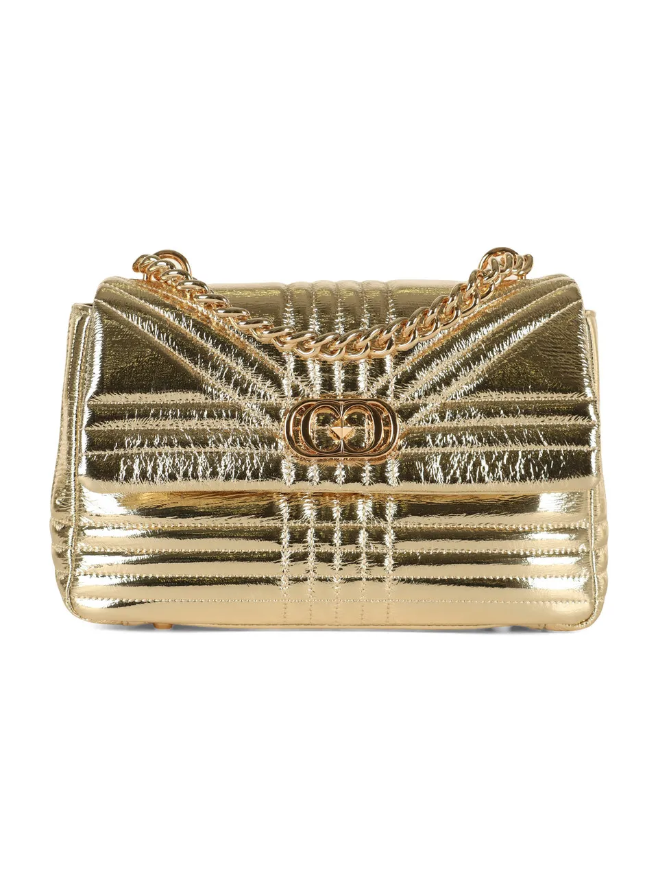 Borsa a mano in pelle laminata SHINY STEPHY Medium