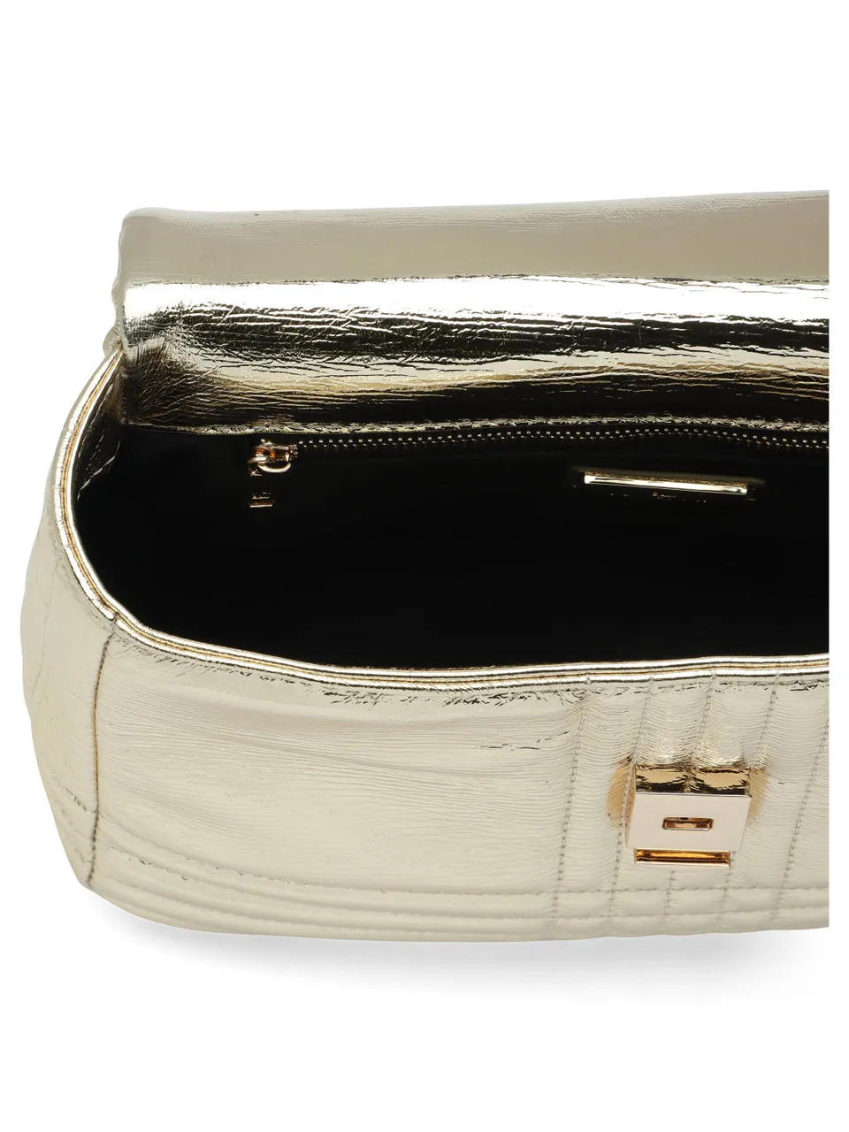 Borsa a mano in pelle laminata SHINY STEPHY Medium