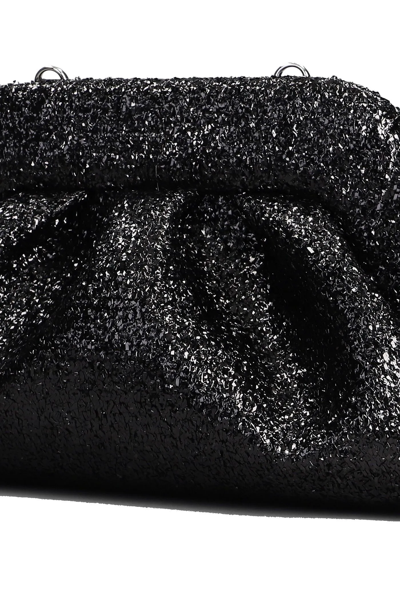 BORSA A MANO "TIA SPARKLING" NERA IN TECNICO