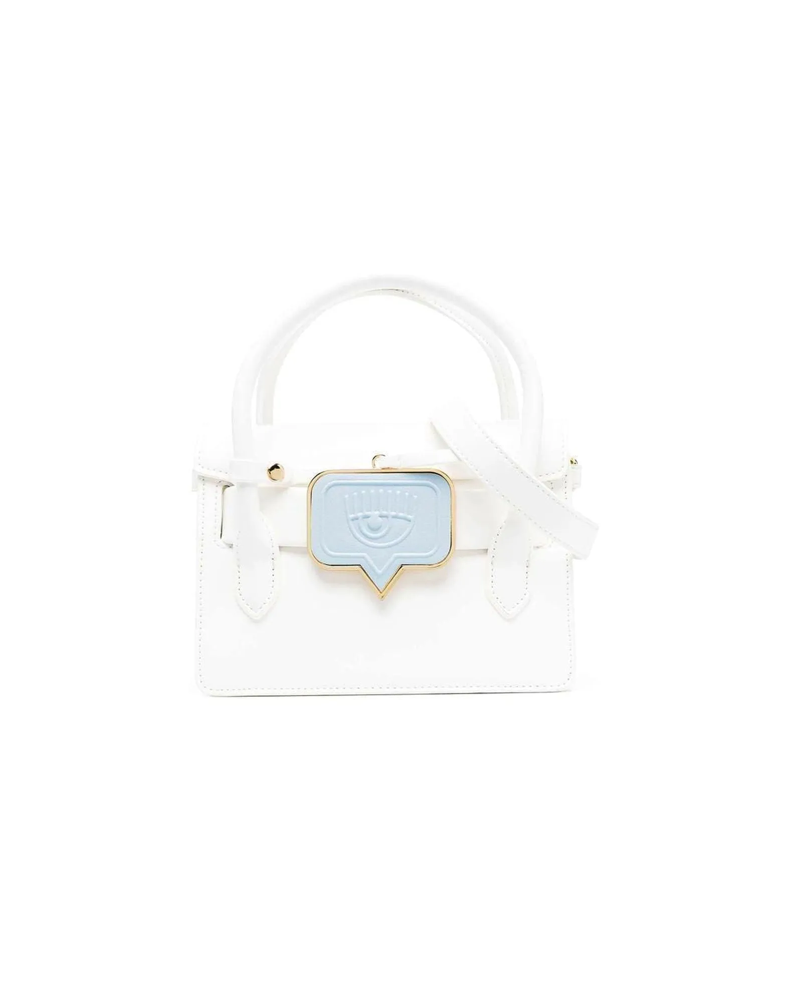 Borsa Eyetag Mini bianca