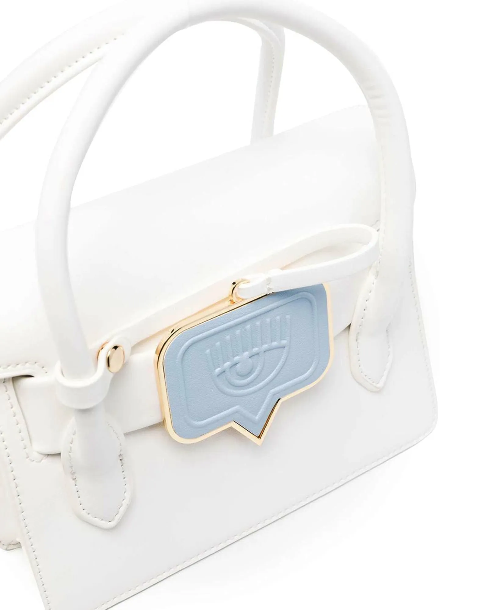 Borsa Eyetag Mini bianca