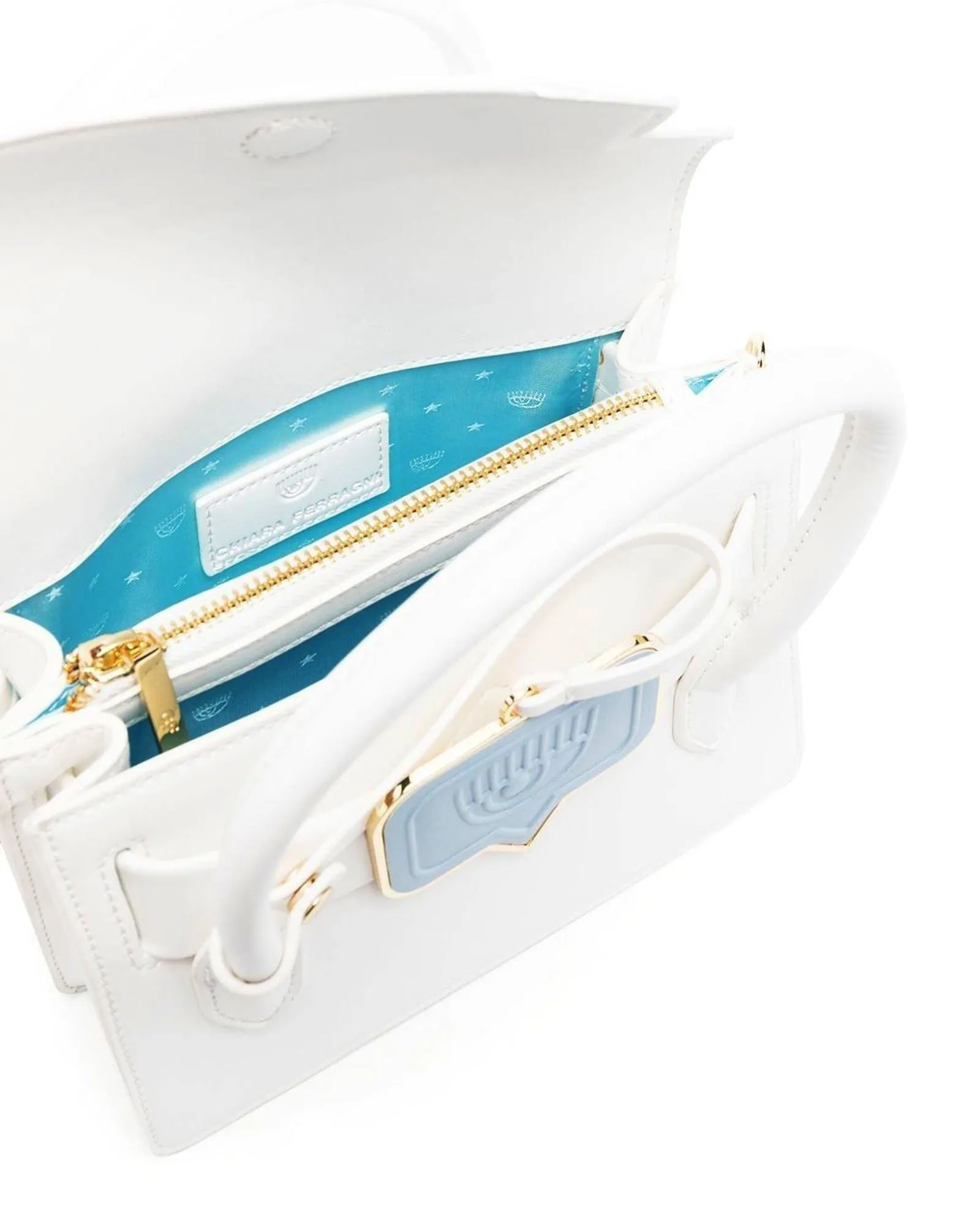 Borsa Eyetag Mini bianca