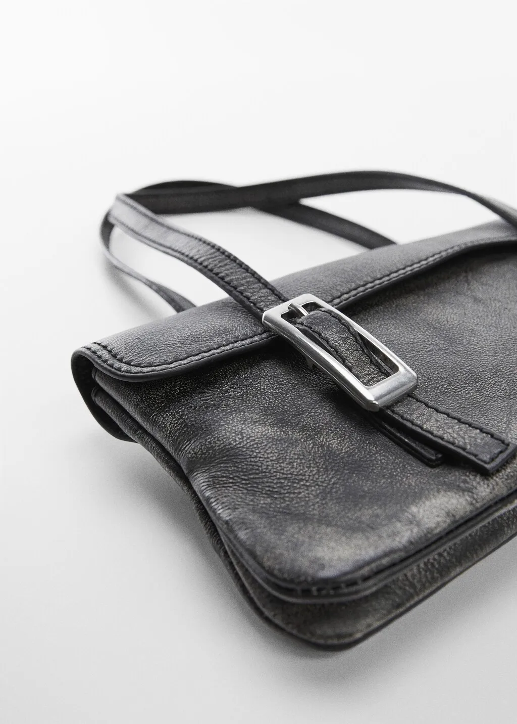 Borsa pelle fibbie